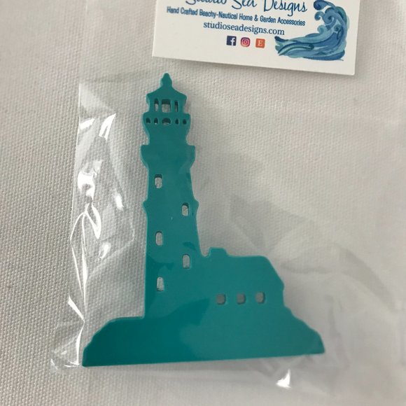 Turquoise Lighthouse Bogg Bit - Picture 1 of 1